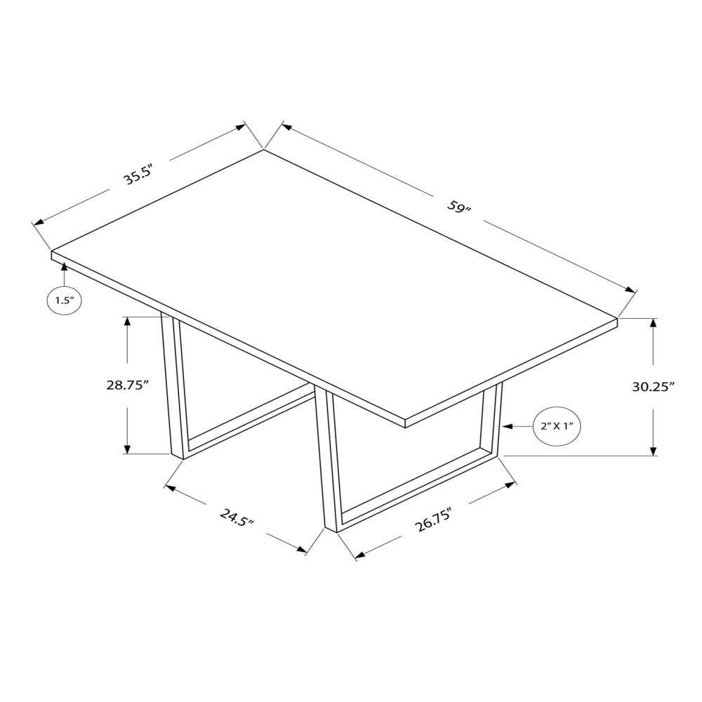 Dining Table, 60\, image size:1000x1000