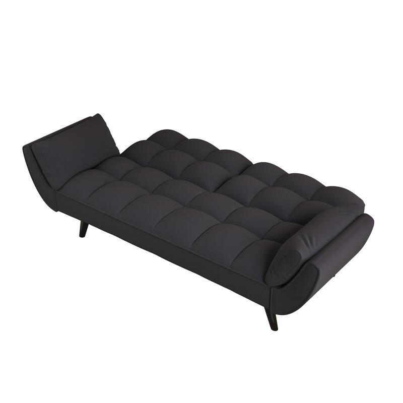 Multifunctional Sponge Upholstered Sofa Bed with Adjustable Backrest