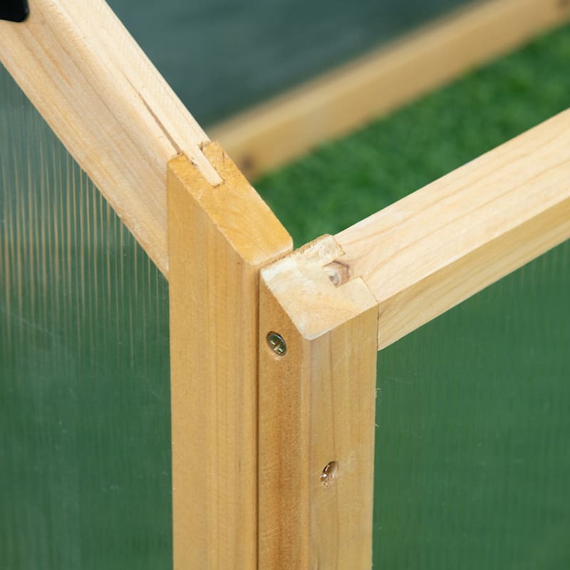 Wooden Cold Frame Greenhouse