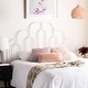preview thumbnail 15 of 20, SAFAVIEH Paloma Metal Retro Headboard White - Powder Coated - Full