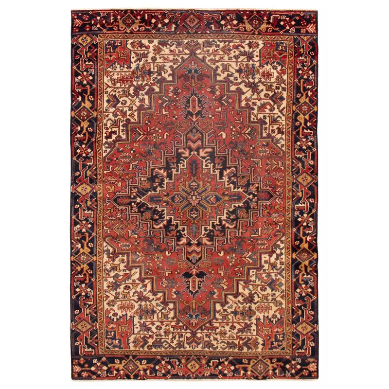 ECARPETGALLERY Hand-knotted Sarabi Dark Copper Wool Rug - 6'9 x 10'2 - Dark Copper - 6'9 x 10'2