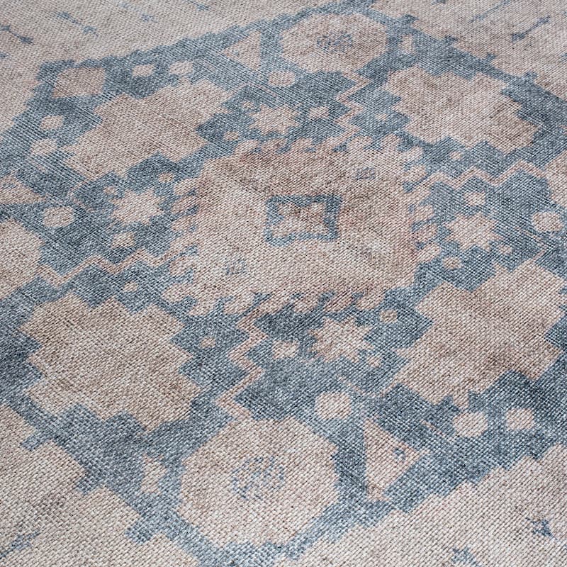 World Rug Gallery Vintage Bohemian Machine Washable Non Slip Area Rug