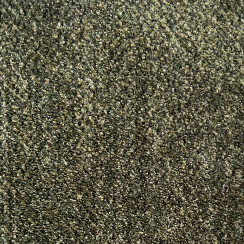 Roundhill Furniture Marvella Living Room Ottoman with Mosswood Chenille Upholstery