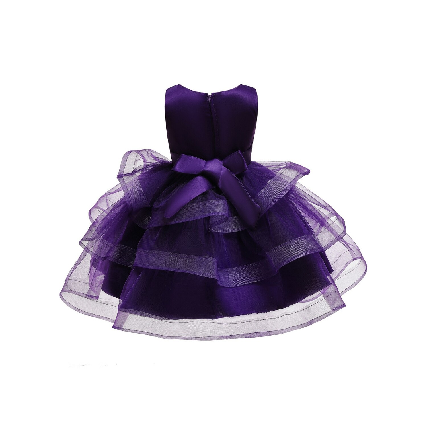 kids purple dress