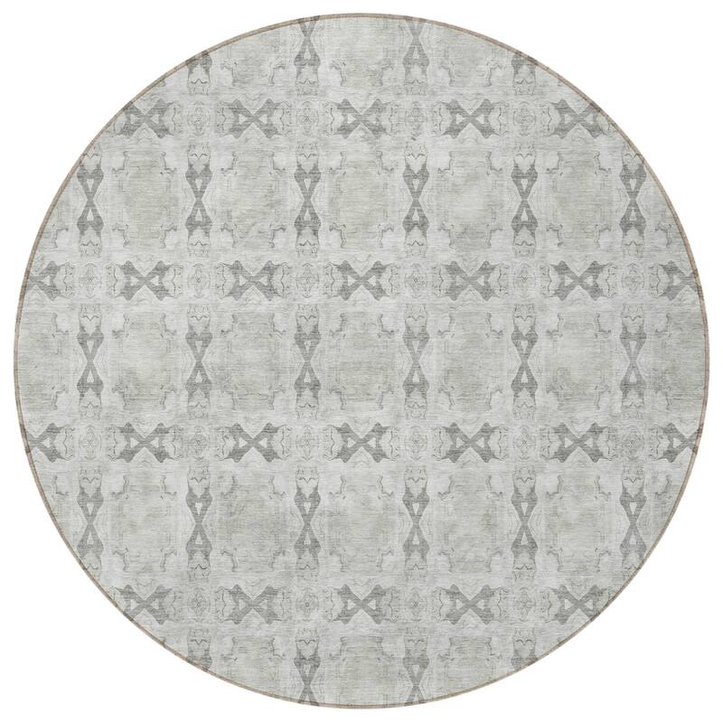 Lana Garden-Inspired Weather Resistant Timeless Fusion Outdoor Rug