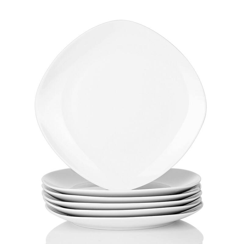 MALACASA Elisa Porcelain 6-Piece Dinner Plates