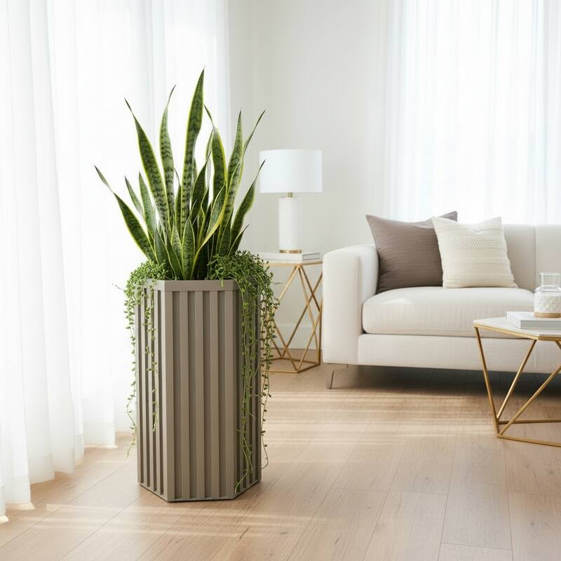 Hexagon Column Planter