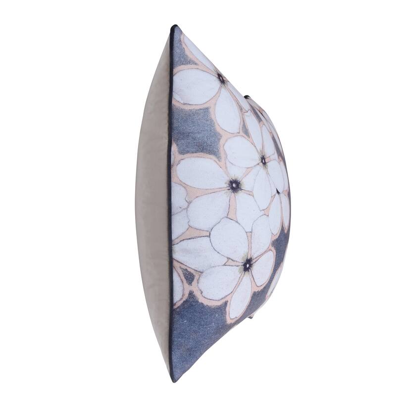StyleCraft Norman Wyatt Home - Floral Pillow - Gray