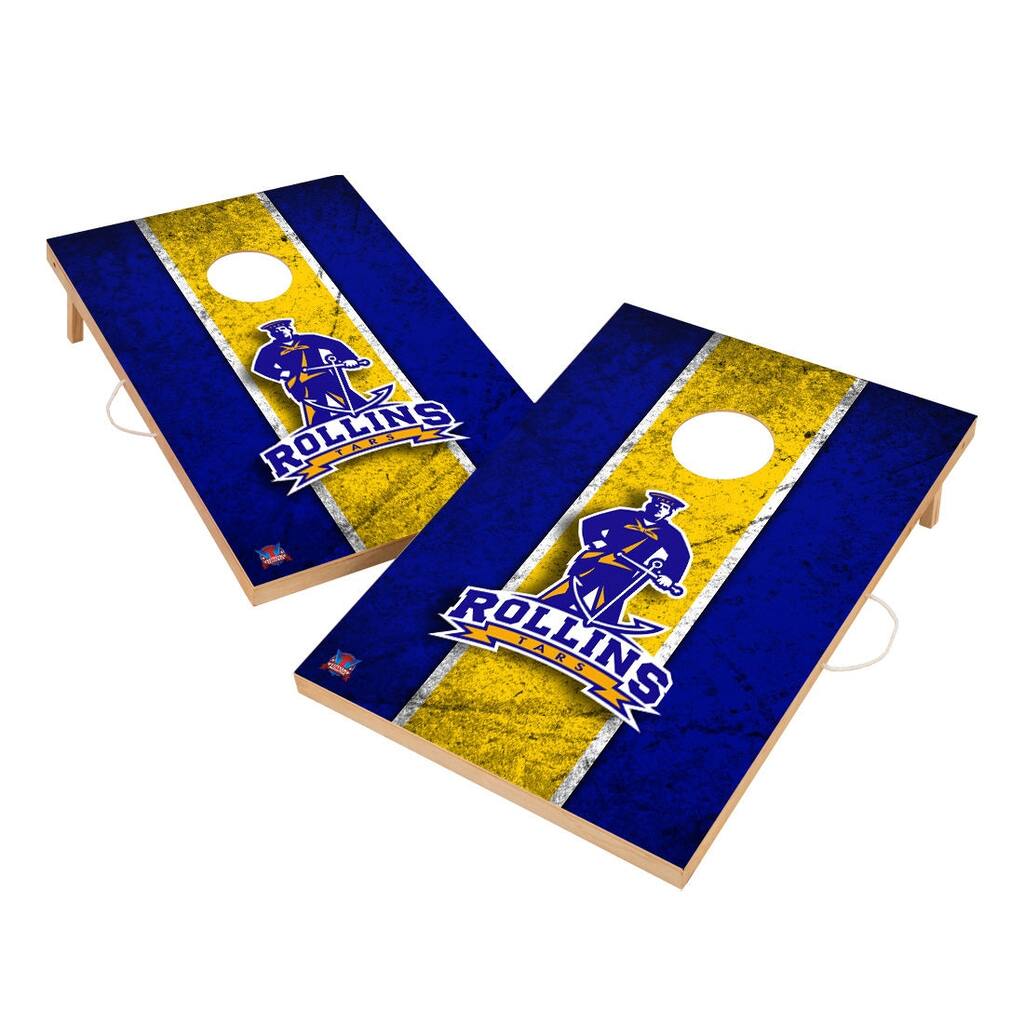 Vintage Rollins College Tars Regulation 2x4 Cornhole Set