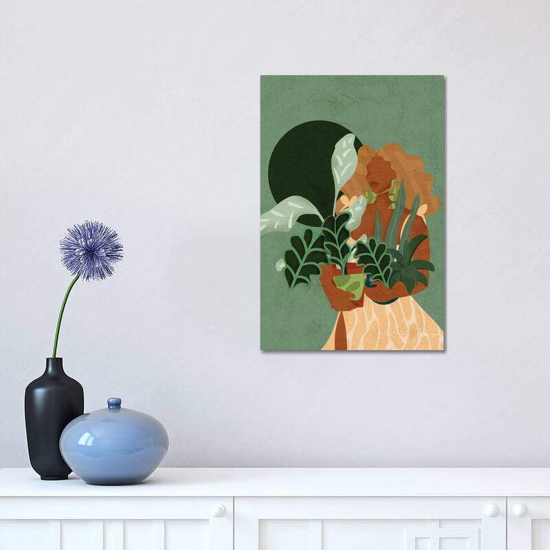 iCanvas "Plant Lady" by Reyna Noriega Canvas Print - 18x12x1.5