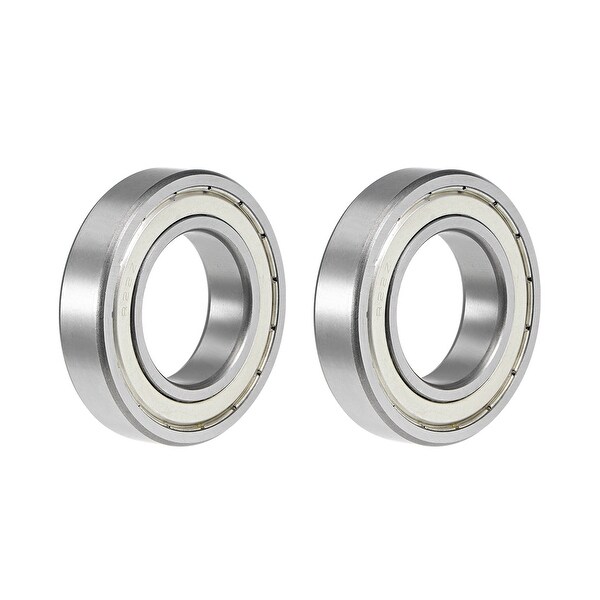 R22ZZ Deep Groove Ball Bearing 1-3/8"x2-1/2"x9/16" Shielded GCr15 Bearings 2pcs - R22ZZ (1-3/8"x2-1/2"x9/16")