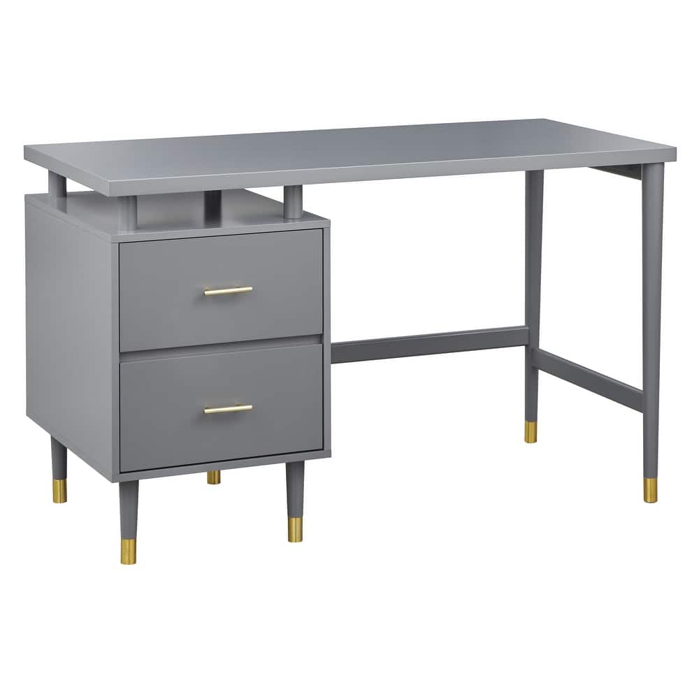 Simple Living Margo 2-drawer Mid-Century Modern Desk