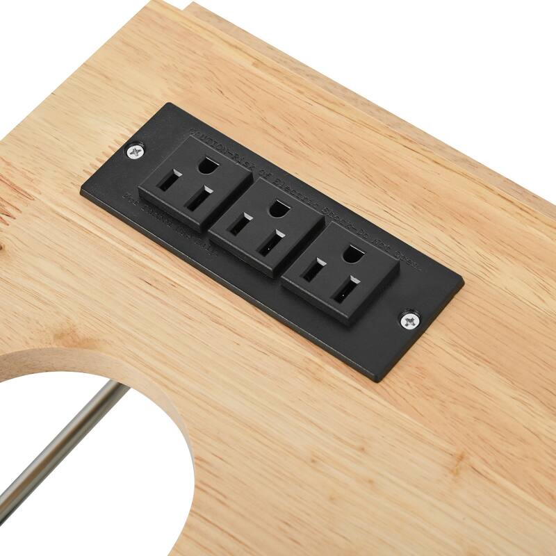 Kitchen Island with Power Outlet