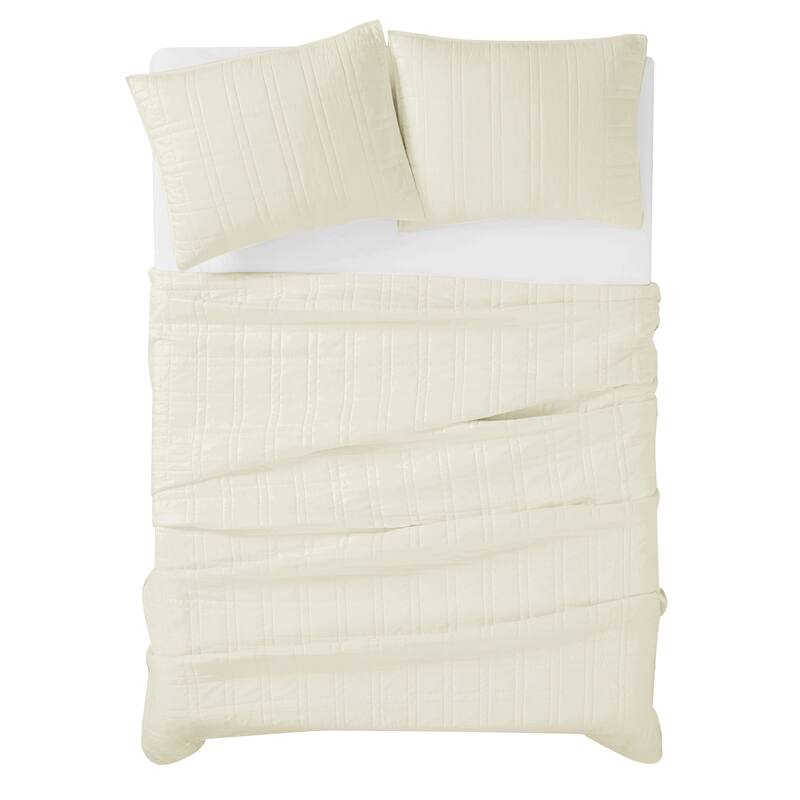 Cannon Heritage Solid 3 Piece Quilt Set