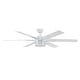 preview thumbnail 9 of 8, 56" Honeywell Kaliza Indoor Modern Ceiling Fan with Remote, Bright White