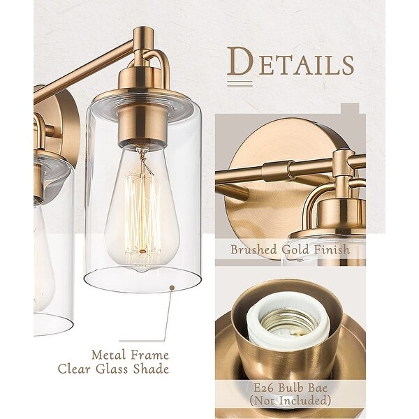 Champagne bronze bathroom vanity light 2025