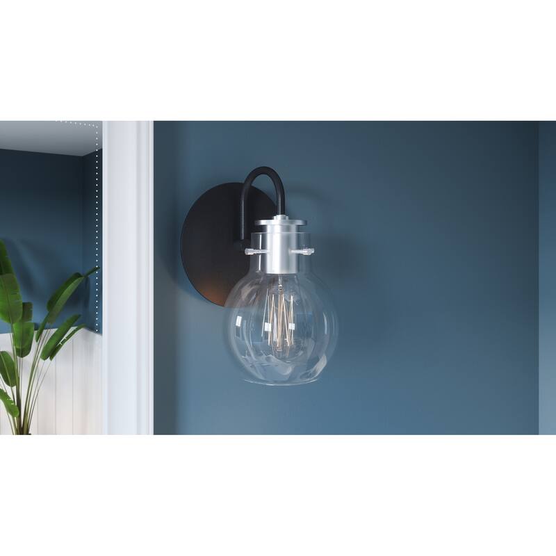 Quoizel Andrews Antique Nickel 1-Light Wall Sconce