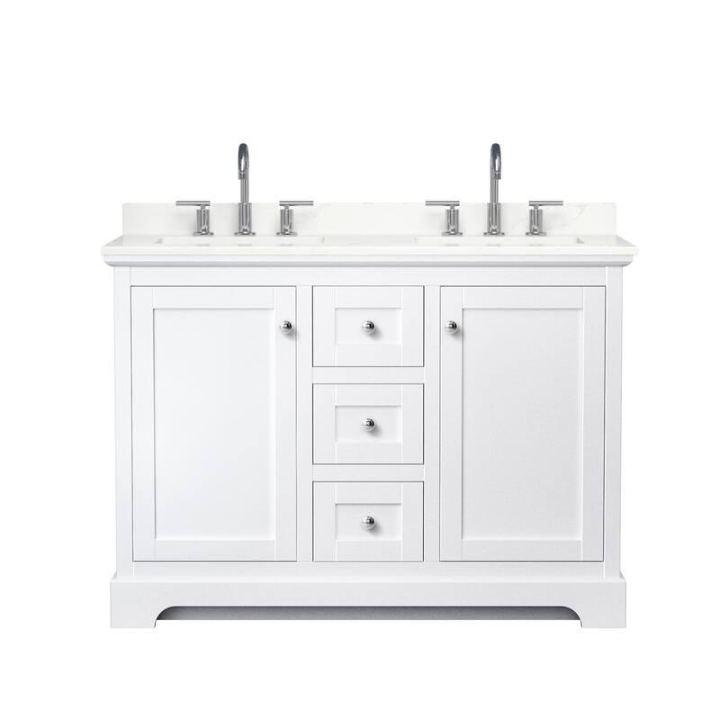 Wyndham Collection WCV232348D-QTZ-US3MXX Avery 48" Free Standing