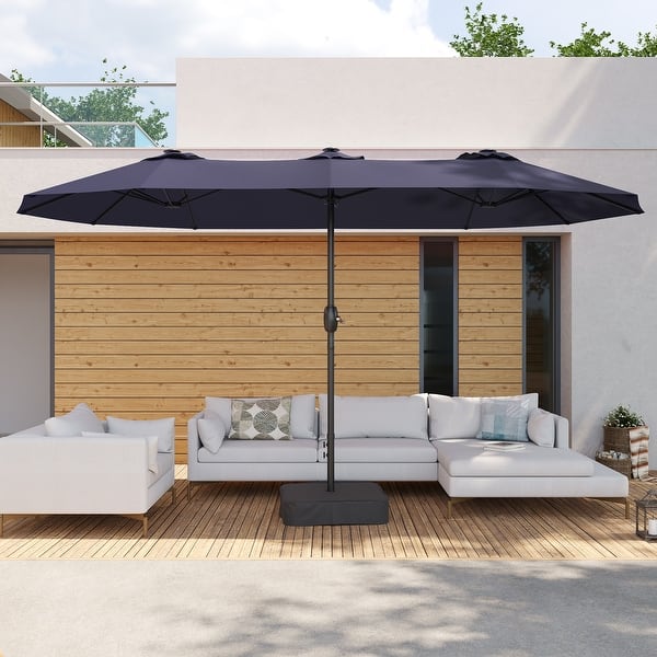 all aluminum patio umbrella 10x10ft Umbrella, Deluxe Square Garden Umbrella, Beige rust ribs Aluminum Market Patio Umbrella |