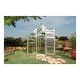preview thumbnail 11 of 13, Palram - Canopia Outdoor Mythos 6' x 8' Greenhouse - Silver
