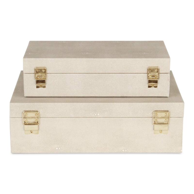 Lusan Black Vinyl Decorative Box Set