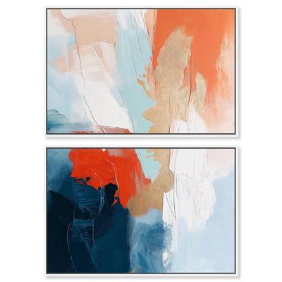 Bold and Bright II Canvas Set of 2 by Art Remedy
