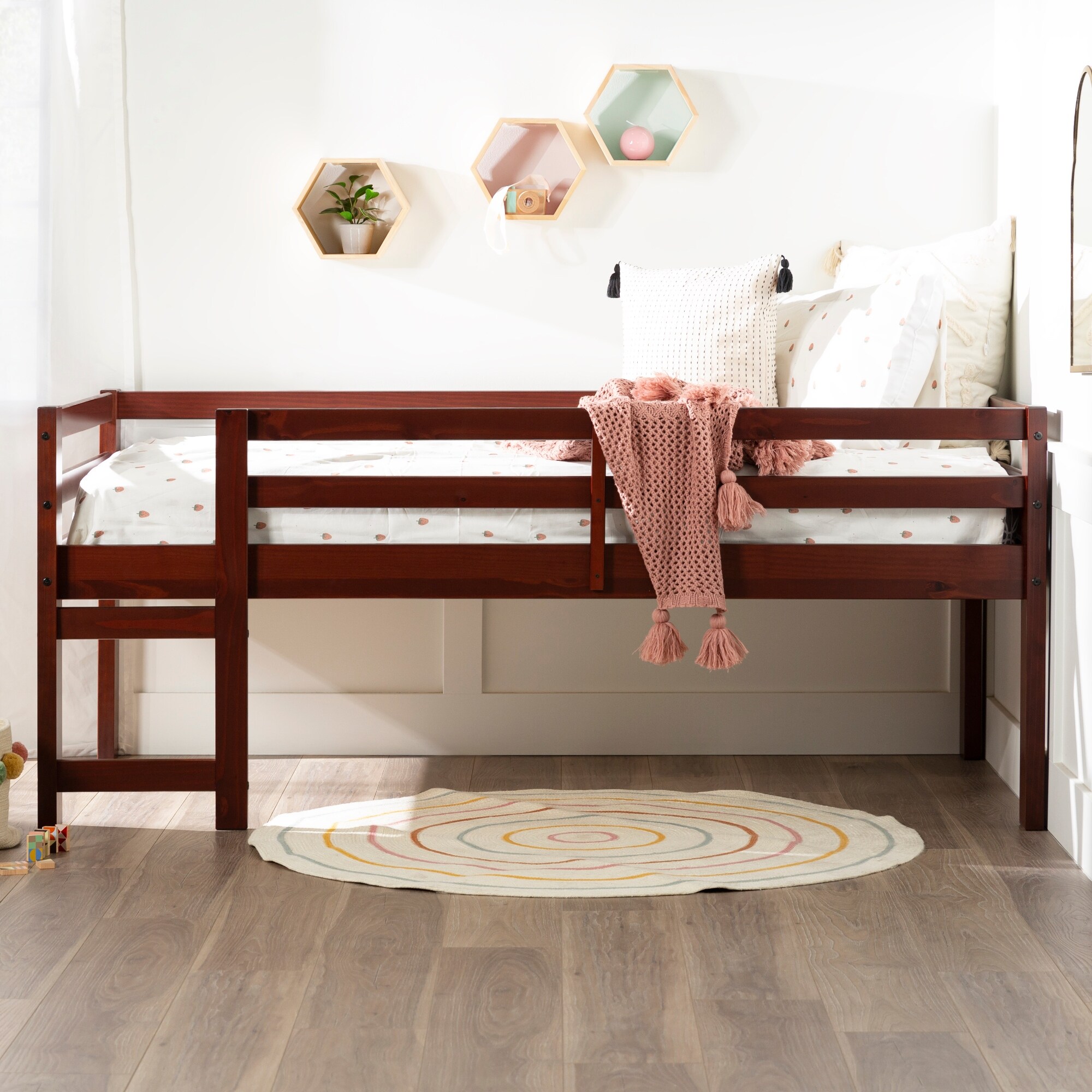 twin size low loft bed