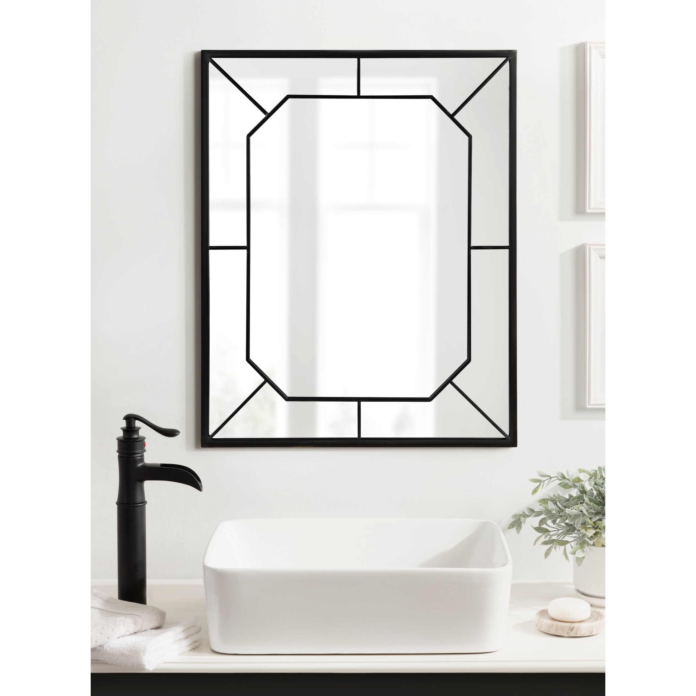 Kate and Laurel Ardithe Rectangle Wall Mirror