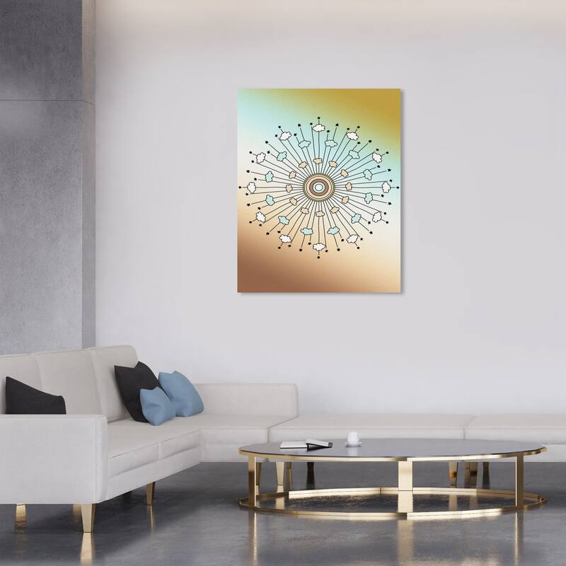 Wynwood Studio Canvas Abstract Look to the eternal White Bohemian & Eclectic Wall Art Canvas Print - 30 x 36