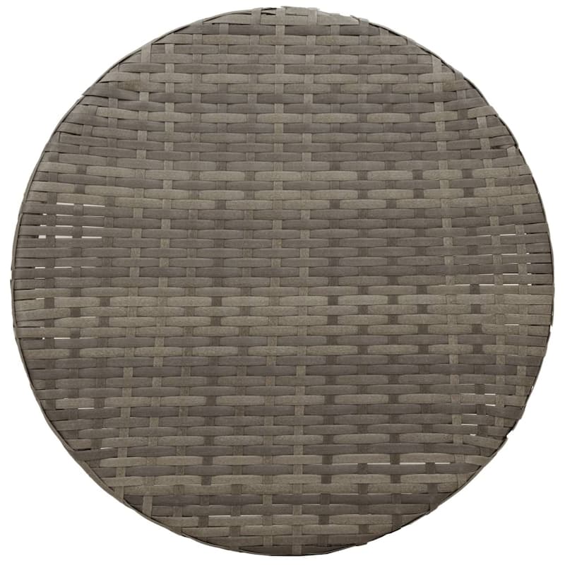 vidaXL Bistro Set Beige/Black/Brown/Grey - 23.2 x 22.0 x 36.2