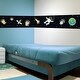 preview thumbnail 2 of 3, Walplus Glow in Dark Walking in the Space Adventure Wall Sticker Decor