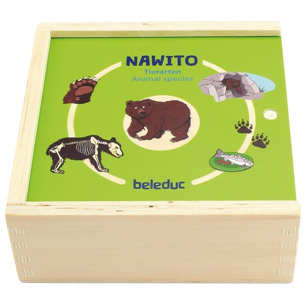 slide 2 of 9, Beleduc Nawito Animal Species Puzzles - Multi Multi - Kids