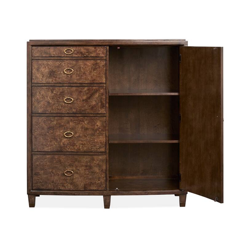 Magnussen Home Rowan Espresso Door Chest