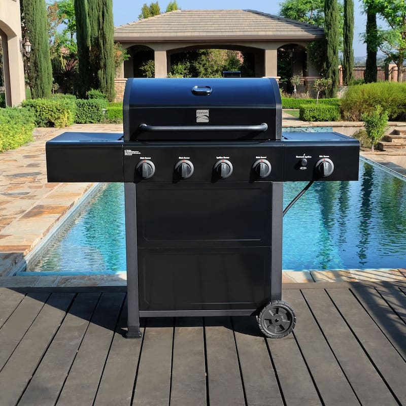 Kenmore 4 Burner plus Side Burner All Black Grill