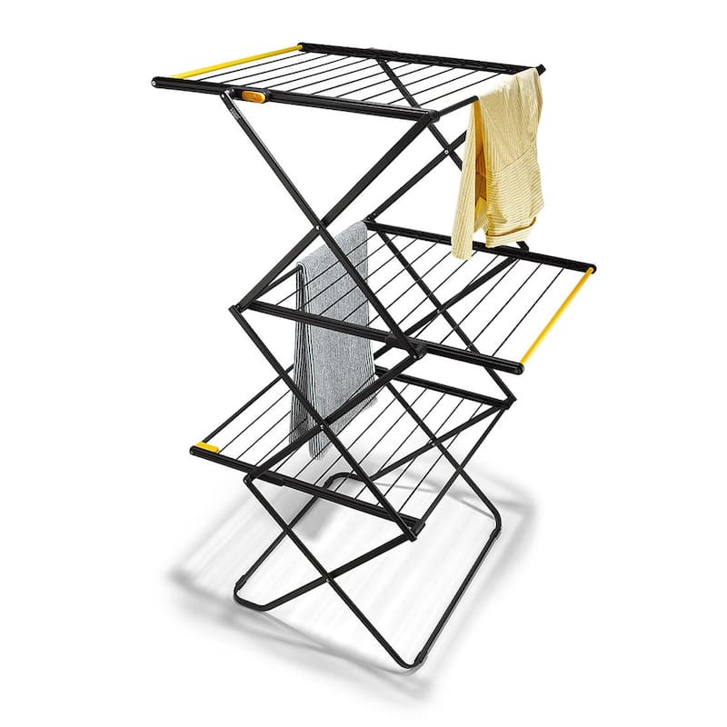 AirFrame™ Clothes Drying Rack with Long Garment Hanging Rails