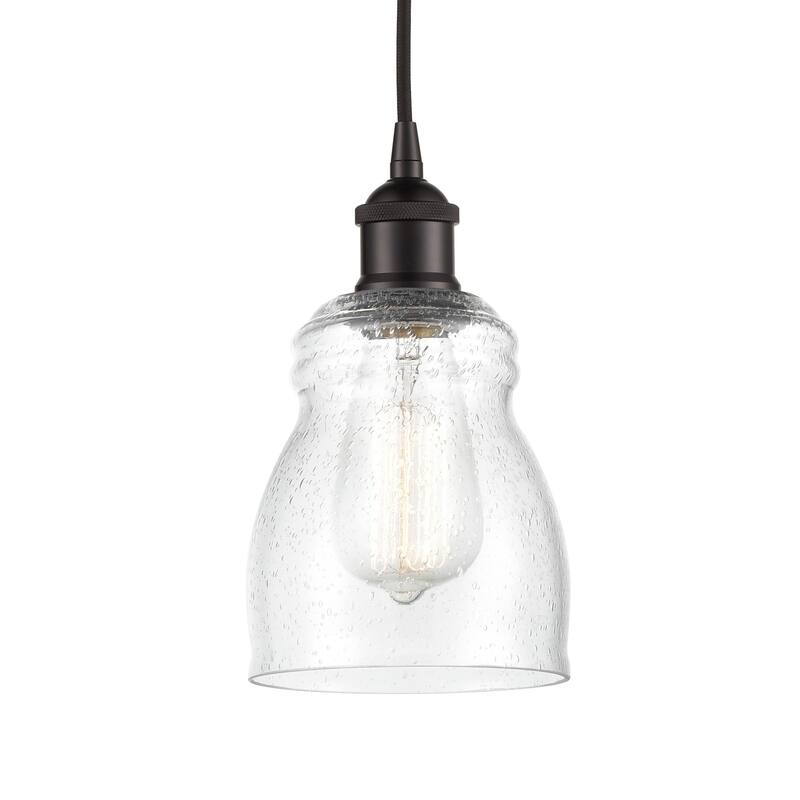 Innovations Lighting 616-1P-10-5 Ellery Pendant Ellery 5" Wide Mini - Oil Rubbed Bronze / Seedy