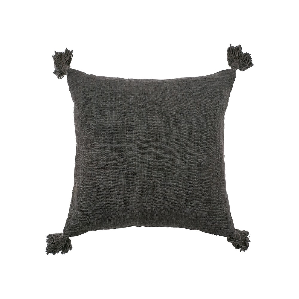 Anna Cotton Decorative Throw Pillow With Tassels