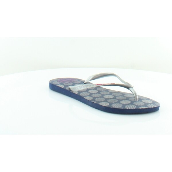 navy and silver sandals