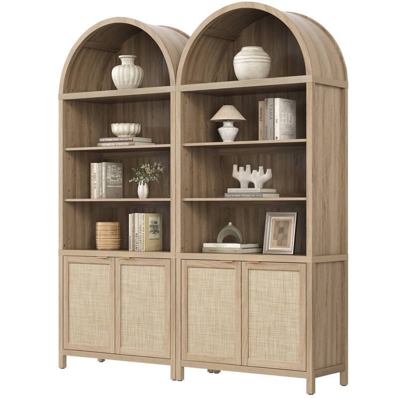 Ingenious Arc - Topped Multifunctional Storage Bookcase