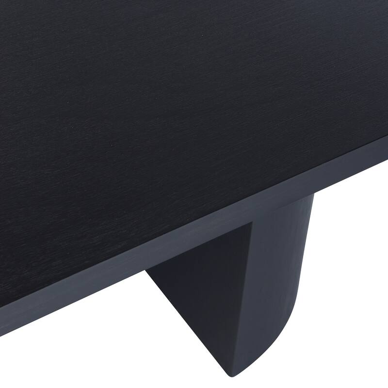 Half Moon Mango Wood Coffee Table by East at Main