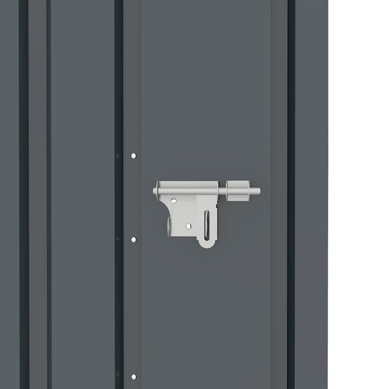 Premium Compact Metal Garden Shed, Waterproof, Secure Lock, Easy Assembly