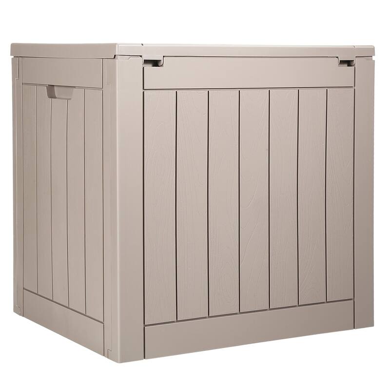 31-Gallon Outdoor Storage Box for Patio, Garden, and Pool - 22.09 x 17.09 x 20.87 in
