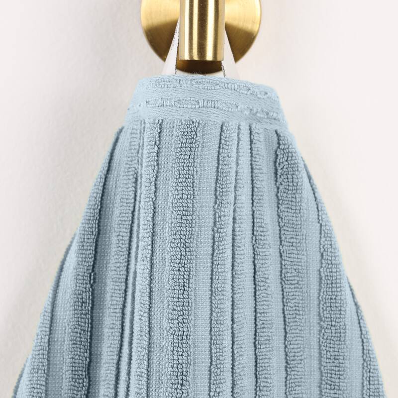 Superior Soho Ribbed Cotton Bath Towel Set of 2