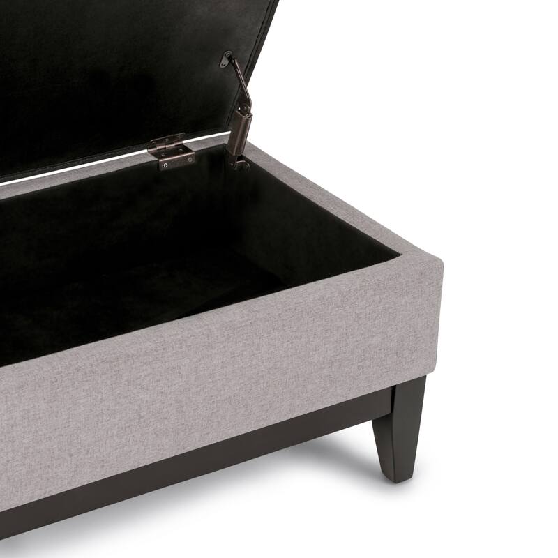 WYNDENHALL Jackson 42 inch Wide Rectangle Storage Ottoman