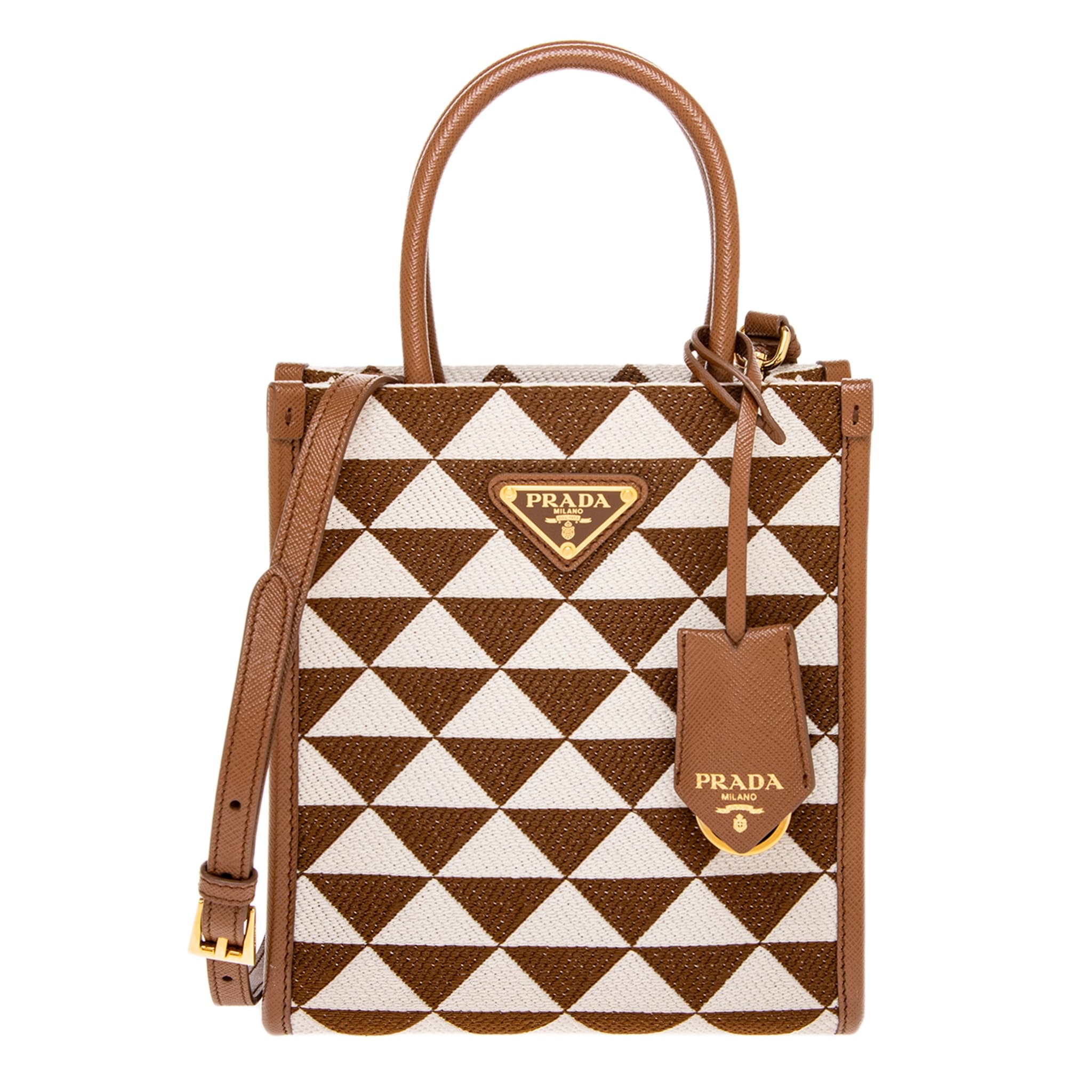 Prada Symbole Jacquard Fabric Mini Bag