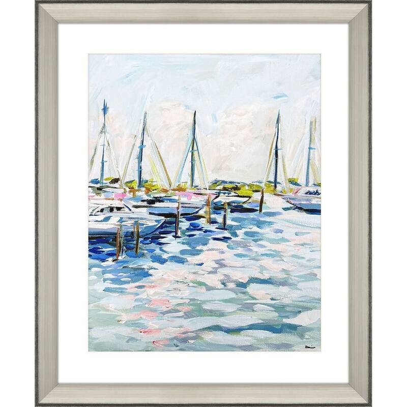 Paragon Marina at Dusk Framed Art