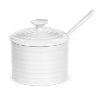 Portmeirion Sophie Conran 4.5 Inch Conserve Pot with Spoon - 4.5 Inch