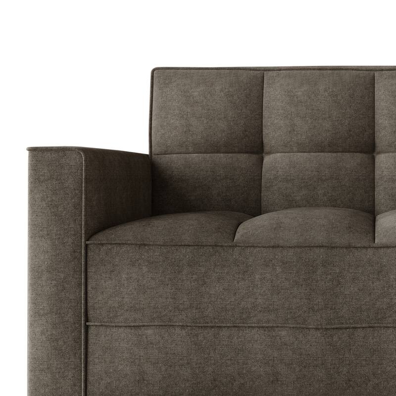 CraftPorch Chic Modern Linen Upholstered Loveseat