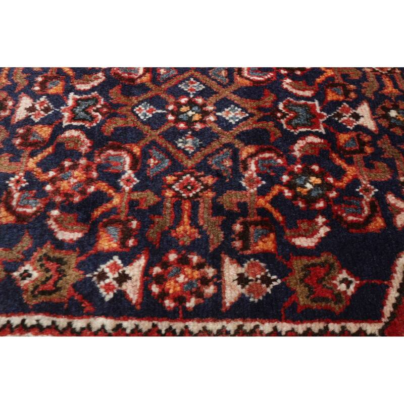 ECARPETGALLERY Hand-knotted Andelz Dark Navy Wool Rug - 3'4 x 8'5