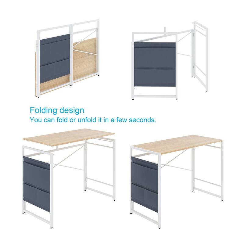 Computer Gaming Table Study Workstation White